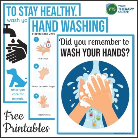 Hand Washing Free Printable Posters Free Homeschool Deals © Handen