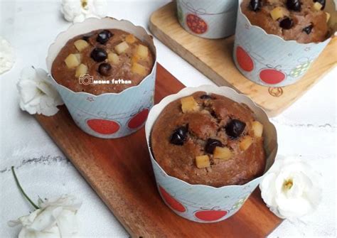 Resep Banana Coffee Muffin Aka Muffin Pisang Kopi Oleh Mama Fathan