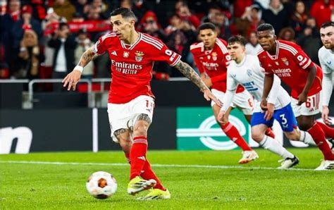 Di María convirtió en el sufrido empate de Benfica ante Rangers Cipo360