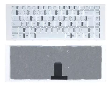 Teclado Para Sony Vaio Vpc Eg Vpceg Pcg A L Branco Frete Gr Tis