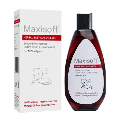 Buy Maxisoft Baby Massage Oil Ml With Almond Oil Aloe Mustard