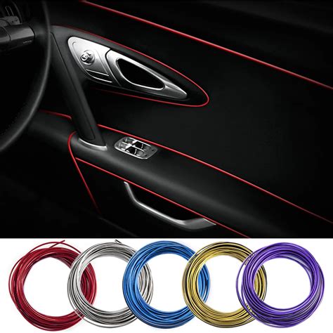 M Car Moulding Interior Central Control Decoration Strip Trim For