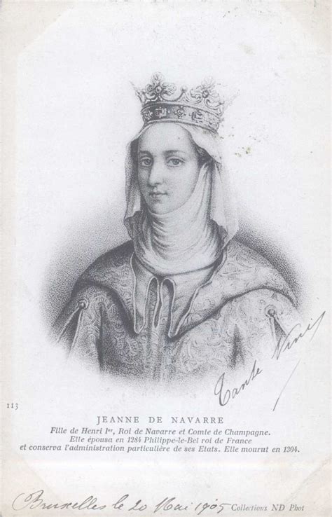 Jeanne De Navarre Caput Ovis Kunstkaarten