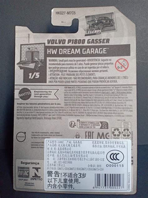 Volvo P1800 Gasser Hot Wheels Dream Garage Mini Collection 2023 1 5 Forest Green HKG27 001 250