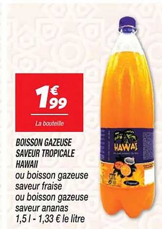 Promo Boisson Gazeuse Saveur Tropicale Hawaii Chez Netto Icatalogue Fr