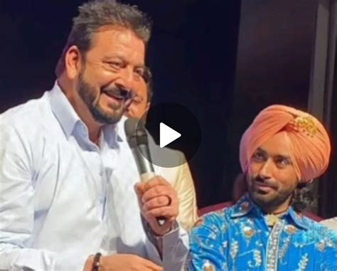 Satinder Sartaj With Sanjay Dutt At Mumbai Live Show Patiala News