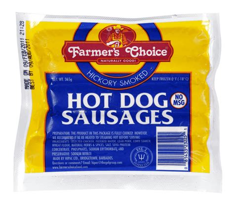 Hot Dog Sausages Hipac Foods