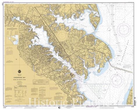 Historic Nautical Map Severn And Magothy Rivers Noaa Chart