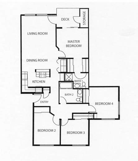 Marvelous 4 Bedroom Apartment Floor Plans Our Four Bedroom Apartments ...