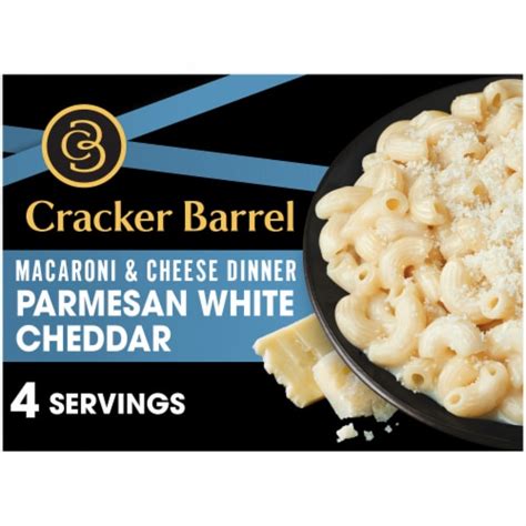 Cracker Barrel Parmesan White Cheddar Macaroni Cheese Dinner 12 Oz QFC