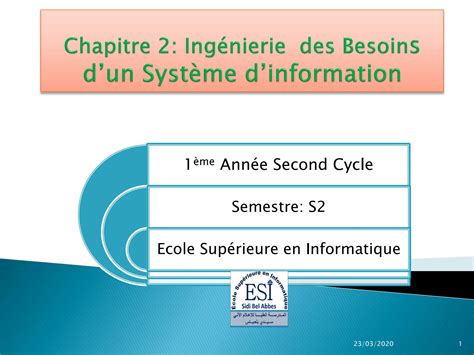 Solution Chap Ing Nierie Des Besoins Des Sis Studypool