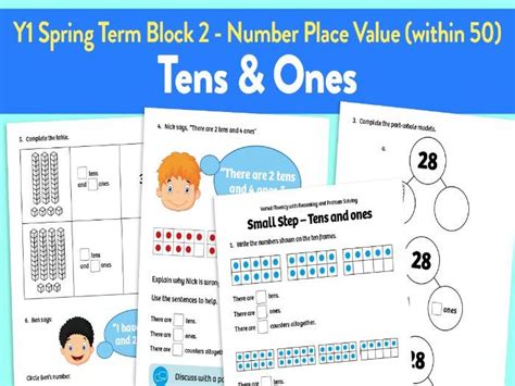 Tens And Ones Activities Y1 Spring Term Block 2 Number Place Value