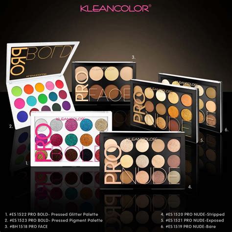 PRO NUDE KleanColor Eyeshadow Collection Glitter Shadow Nude Eyeshadow