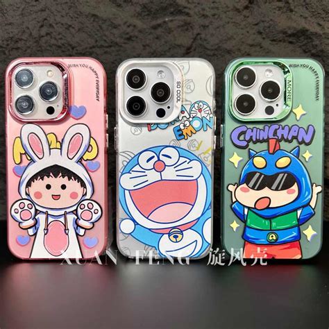 Cartoon Cute Doraemon Chi Bi Maruko Crayon Shin Chan Case OPPO RENO 10