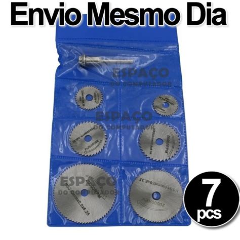 Mini Disco Serra Circular Micro Retifica Dremel Kit Pcs