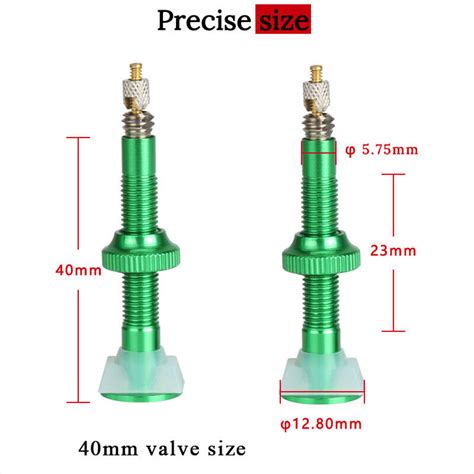 Pcs Bicycle Valve Mm Mm Mtb Road Bike Tubeless Tires Conversion