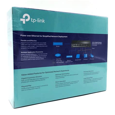 TP-Link TL-SG1008P Switch 8-porte Gigabit PoE | På lager | Stort udvalg ...