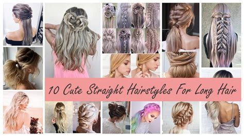 10 Cute Straight Hairstyles For Long Hair Az Hair