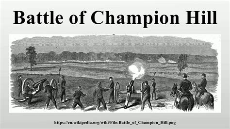 Battle Of Champion Hill YouTube