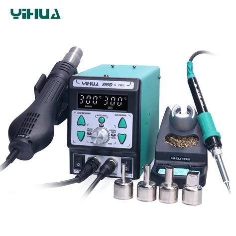 Yihua D Bd D Soldering Iron Hot Air Soldering Station Diy Digital Rework Station Phone