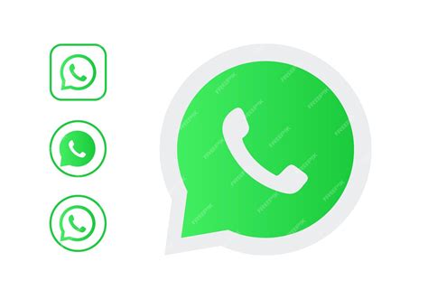 premium vector whatsapp icon vector illustration whatsapp logo vector