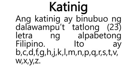 Katinig Patinigpptx