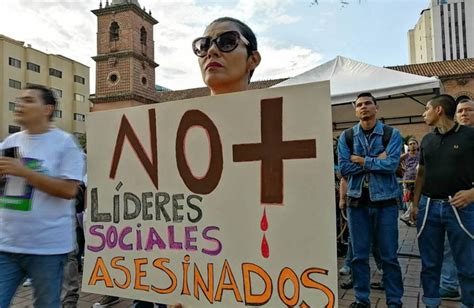 Sube A La Cifra De L Deres Sociales Asesinados En Colombia En