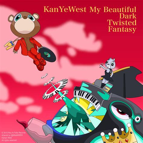 My Beautiful Dark Twisted Fantasy Mbdtf X Graduation Album Cover