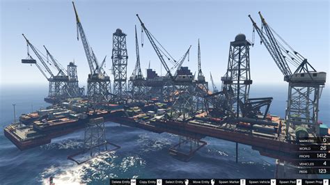 Mother Base San Andreas Oil Platform GTA5 Mods