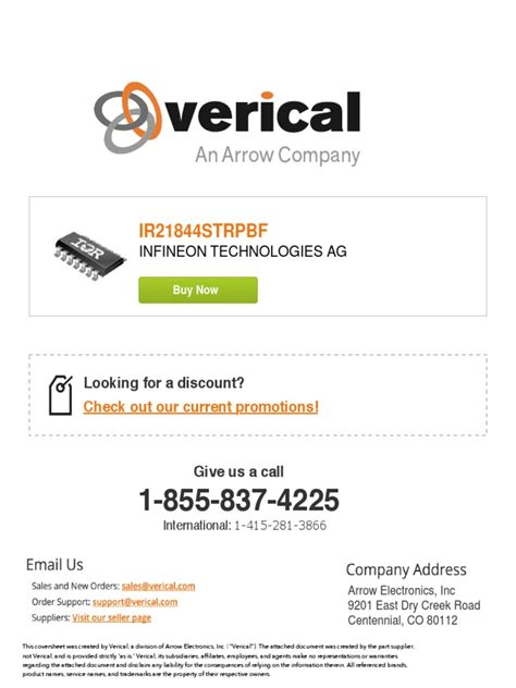 Datasheet IR2184 | PDF | Cmos | Mosfet