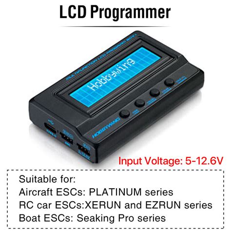 Hobbywing Program Card Lcd Led Ota Brushless Esc Programming Box