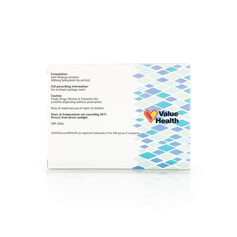 Ventolin® 200mcg Rotacap® For Rotahaler®