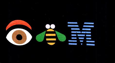 ibm logo sticker design abstract art symbols colorful logo design