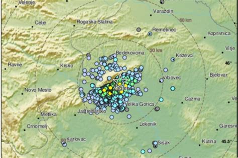 Zagreb jutros zatresao potres magnitude 2 9 po Richteru Baš jako i