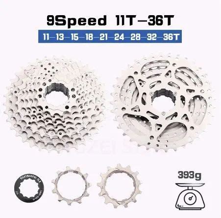 Кассета для горного велосипеда SUNSHINE 9 скоростей 11-36T совместимая ...