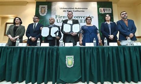 Firman Convenio De Colaboraci N Ieebc Y Uabc Diario Tijuana