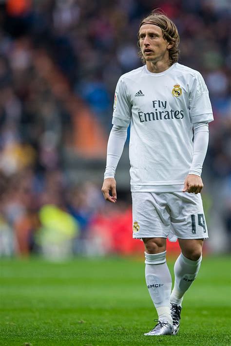 Madrid Spain December 30 Luka Modric Of Real Madrid Cf Looks On