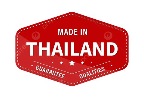 Assured Quality From Thailand Vector Illustration Of Label Sticker Or