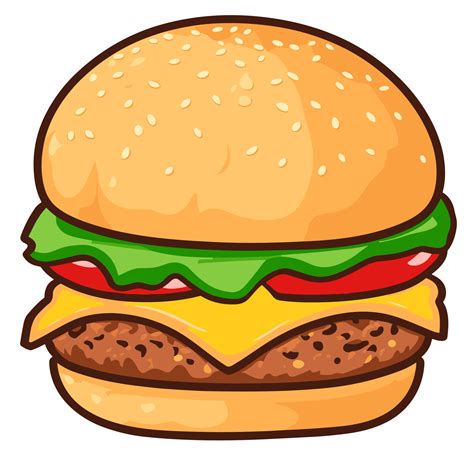 Burger isolated on transparent background. AI Generative 27614615 PNG