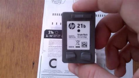 Обзор: Отличие картриджа HP 21b от 21(HP 121 от 121b) - YouTube