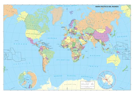 Mapa Mundi Politico Alta Resolução - Mapa Mundi Político Alta Resolução - NAZAEDU