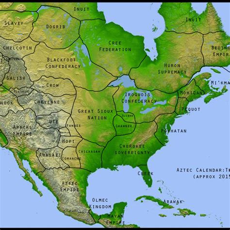 Us Map Before Colonization - Coriss Cherilynn