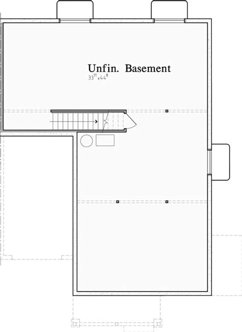 Ranch Duplex House Plan With Basement By Bruinier & Associates Basement ...