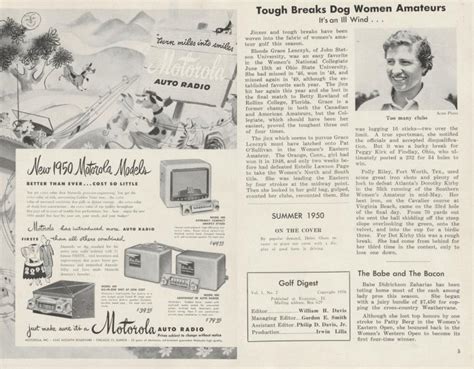 The Babe And The Bacon Golf Digest SUMMER