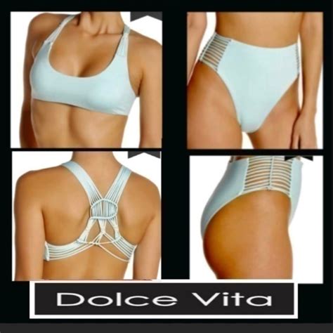 Dolce Vita Swim Dolce Vita Macrame Detailed Bikini Set Nwt Poshmark