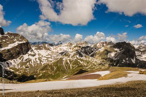 Foto Stock St Moritz Piz Nair Piz Suvretta Piz Bever Piz Surgonda