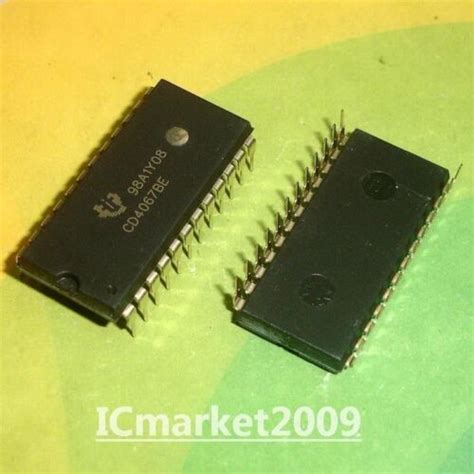 5 PCS CD4067BE DIP 24 CD4067 CMOS Analog Multiplexers Demultiplexers