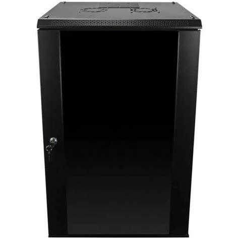 18U WALL MOUNT Network Server Data Cabinet Enclosure Rack Glass Door