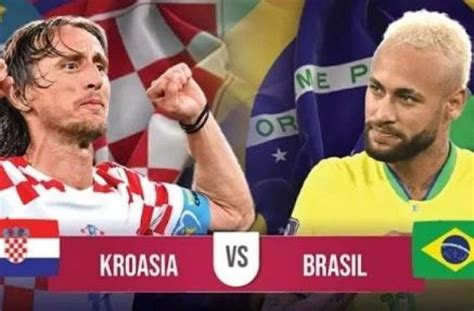 Link Live Streaming Kroasia Vs Brasil Di Perempat Final Piala Dunia