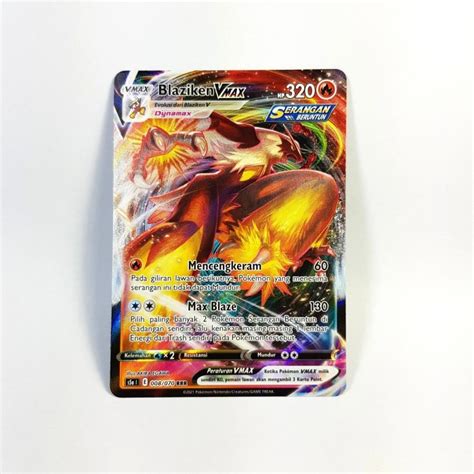 Jual Kartu Pokemon Blaziken Vmax Tcg Indonesia Pokemon Card Jakarta